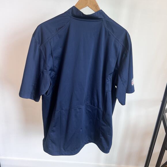 Nike NFL On Field Tennessee Titans Coaches 1/4 zip pullover short sleeve‎ Medium - Picture 5 of 6